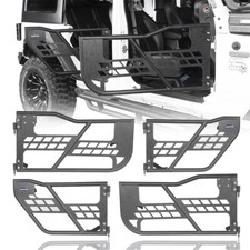 Rock Crawler Off Road Front Rear Tubular Doors For 07-18 Jeep Wrangler Jk 4dr