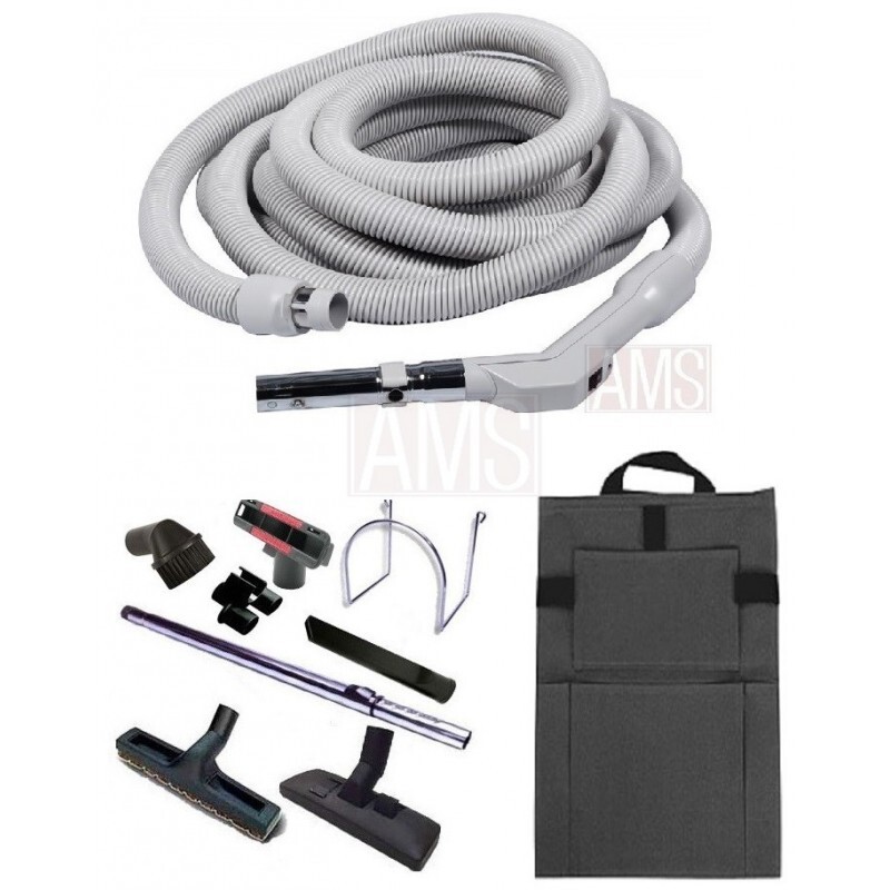 Flexible Plastiflex On-Off aspirateur centralisé 15.25 Mètres avec brosses AMS