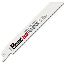 MORSE HD THIN METAL Reciprocating Saw Blade 6" x 3/4" 18 TPI RB618 (100 Pack)