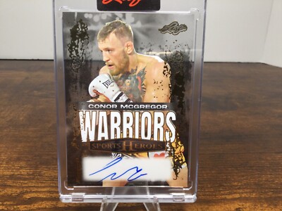 leaf art of sports ufc コナー・マクレガー　サインカード leaf art of sports ufc コナー・マクレガー サインカード CONOR