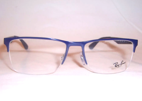 RAY BAN RB 6335 2889 NAVY BLUE EYEGLASSES RX RB6335 54-17-145 MM BRAND NEW - Picture 7 of 7