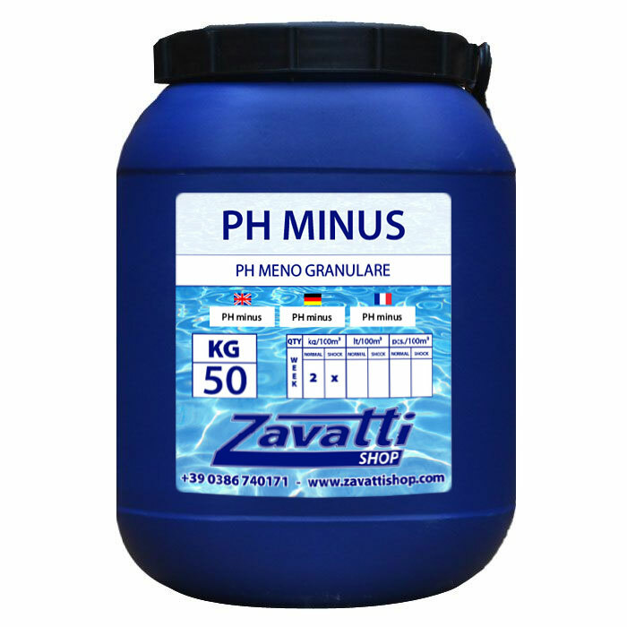 Ph Minor granulado para piscina - 50 Kg