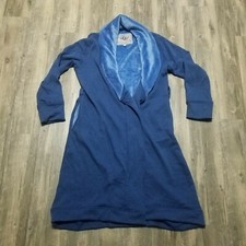UGG Australia Duffield Robe Pajama Spa Wrap Blue Soft Lined UA4101W Size Large