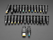  Adafruit ADA-5474  30 Piece 5.5 / 2.1mm to DC Barrel Jack Adapter Kit