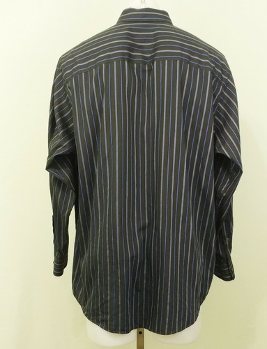 Kenneth Cole Men Shirt, Size XL 17-17.5,34/35, Gray/Blue, 100% Cotton - Picture 2 of 5
