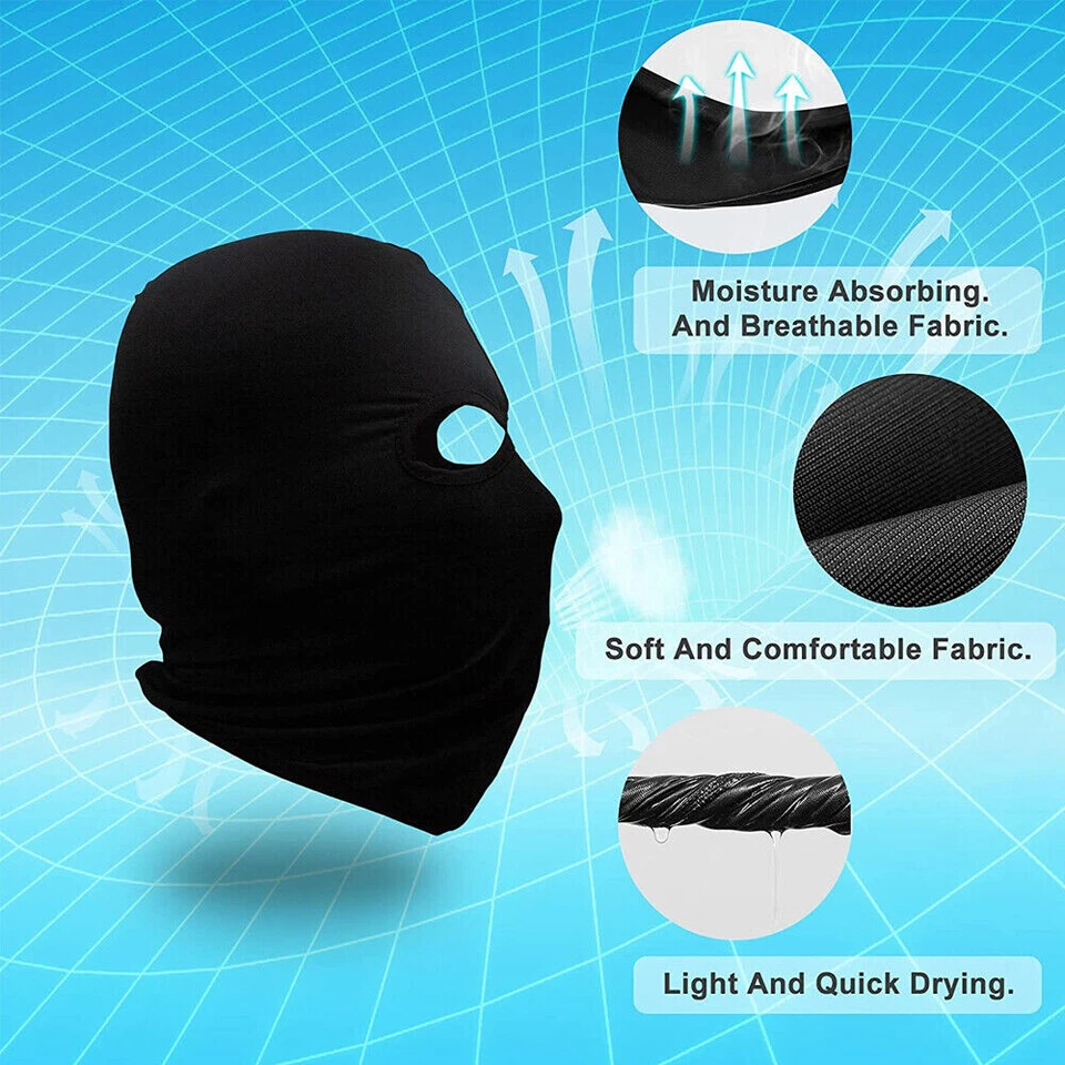 Halloween Full Face Mask Balaclava Breathable Scary Cosplay Mask for Men Women - Image 3 of 4