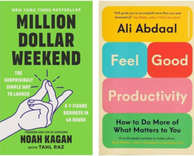 Feel-Good Productivity and Million Dollar Weekend Combo Book Set New Stock