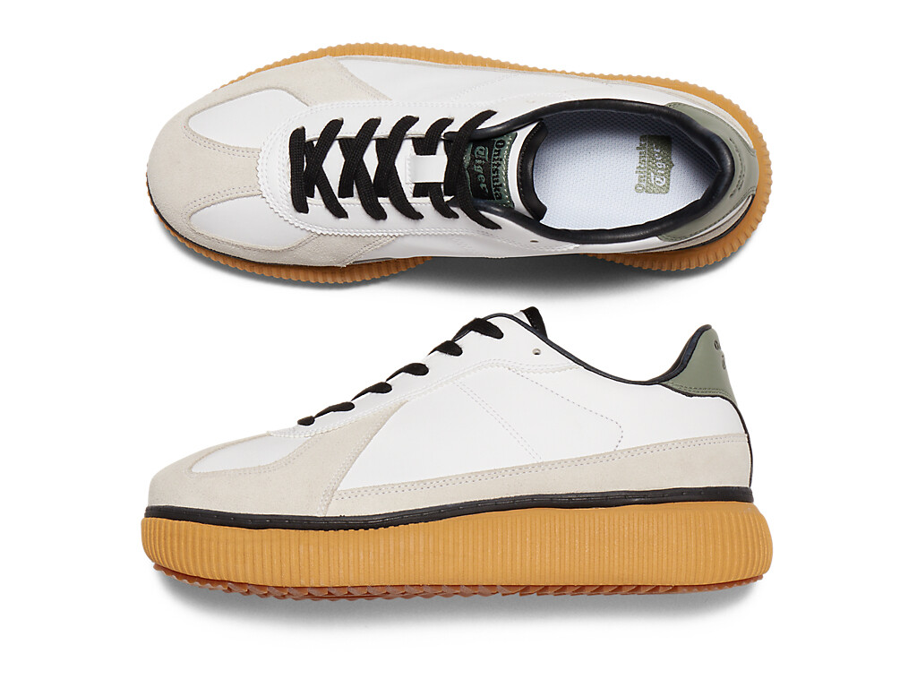 1183B874-103 Onitsuka Tiger Delecity White Lichen Green