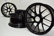20 Porsche 911 991 Turbo S Wheels Rims Black Factory Oem Gts Center Lock 