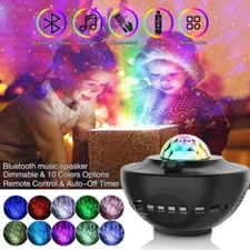 LBell LED Night Light Projector 3 in 1 Galaxy Projector with music