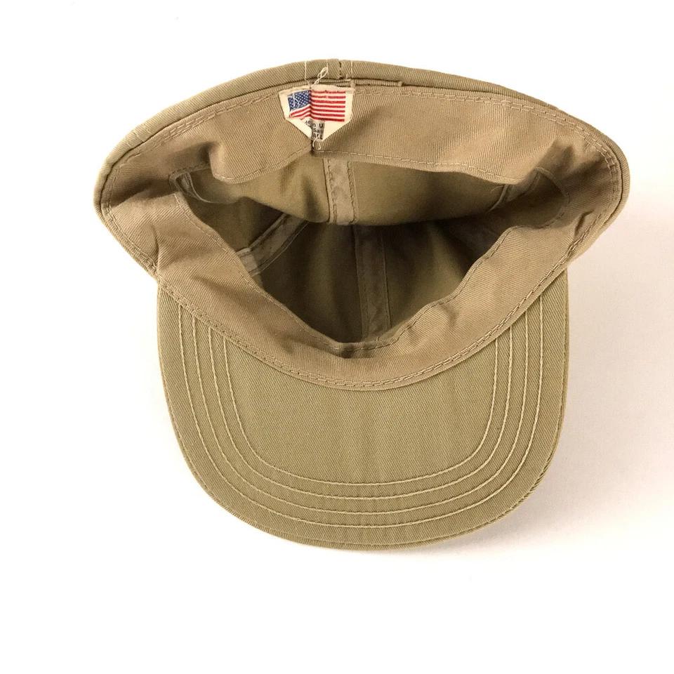 Винтажный сделано в США Dickies шляпа бежевый размер маленький 6 3/4 - Изображение 4 из 4