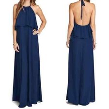 NWOT SHOW ME YOUR MUMU Aimee Ruffle Halter Dress M