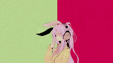 Anime touhou reisen udongein inaba headphones pink hair Playmat Game Mat Desk