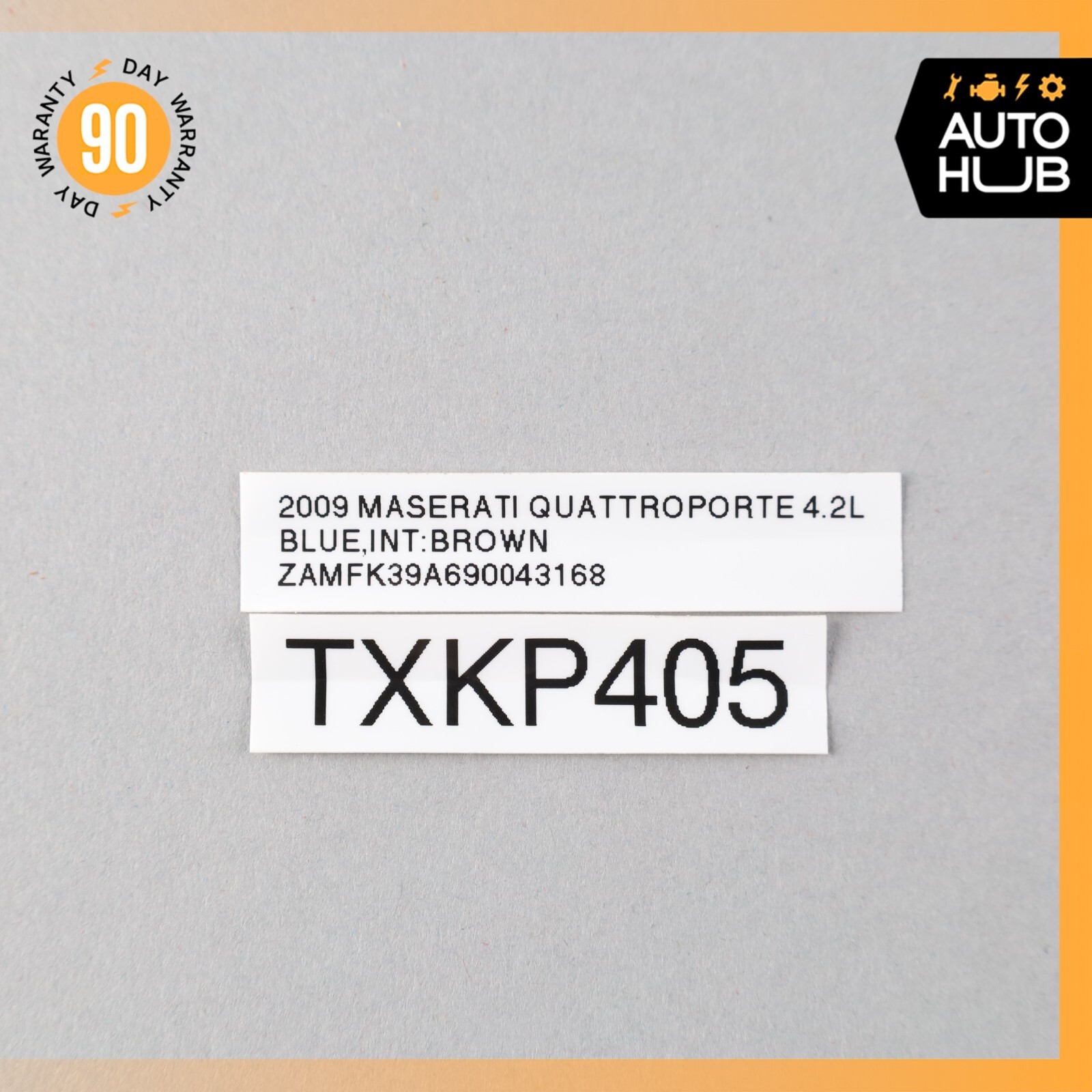 03-13 Maserati Quattroporte M139 Audio Sound Speaker Rear Right or Left Side OEM