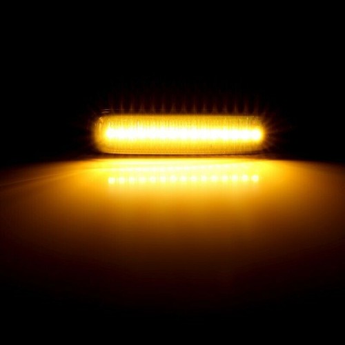 Dynamic Side Fender Marker LED Turn Signal Indicator Blinker Lights For BMW E46 - Picture 12 of 12