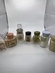 Lot of 7 vintage sachet powder Jars