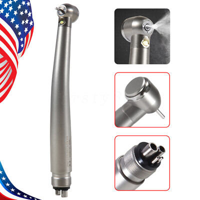 NSK Style Dental LED E-generator Fiber Optic High Speed Handpiece 4 Hole Turbine