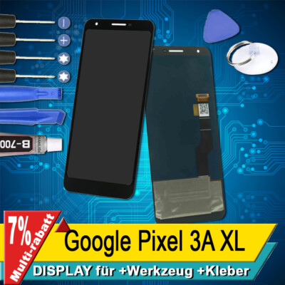 Display Für Google Pixel 3A XL G020C Komplettes Bildschirm Lcd Schwarz OLED +