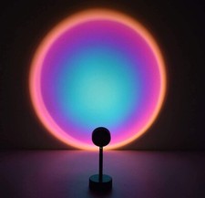 New / Unopened Sunset Projection Lamp Sun Sunlight Purple / Rainbow Light NIB
