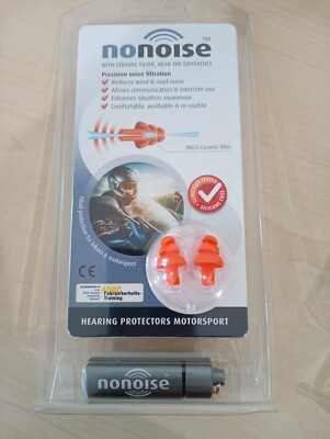 Nonoise Motor - New Generation Ceramic Filter  Hearing Protection - Ear Plugs