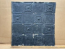 1pc 24" x 24" Full Piece Antique Ceiling Tin Vintage Reclaimed Salvage Art Craft