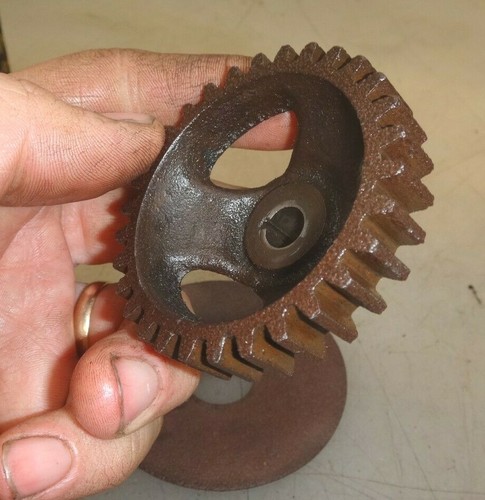 INGRANAGGIO MAGNETO con PIASTRA DI APPOGGIO per 1-1/2hp IHC M n. parte Vecchio motore a gas 9679T  - Foto 8 di 8
