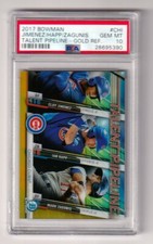 ELOY JIMENEZ - 2017 BOWMAN CHROME TALENT PIPELINE - GOLD REF - PSA GEM MT 10