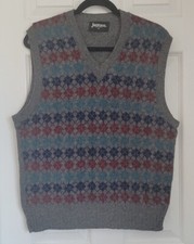 JANTZEN Vintage Wool Sweater Vest Mens XL