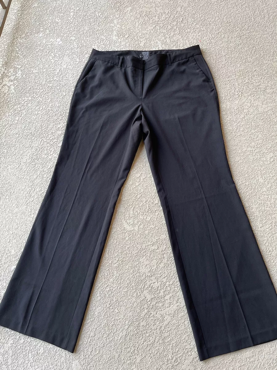 Womens Attention Curvy Fit Size 14 Black Dress Pants