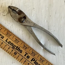 VINTAGE DIAMOND CALK & HORSESHOE CO. K36 6-1/2" SLIP JOINT PLIERS DULUTH MN, USA