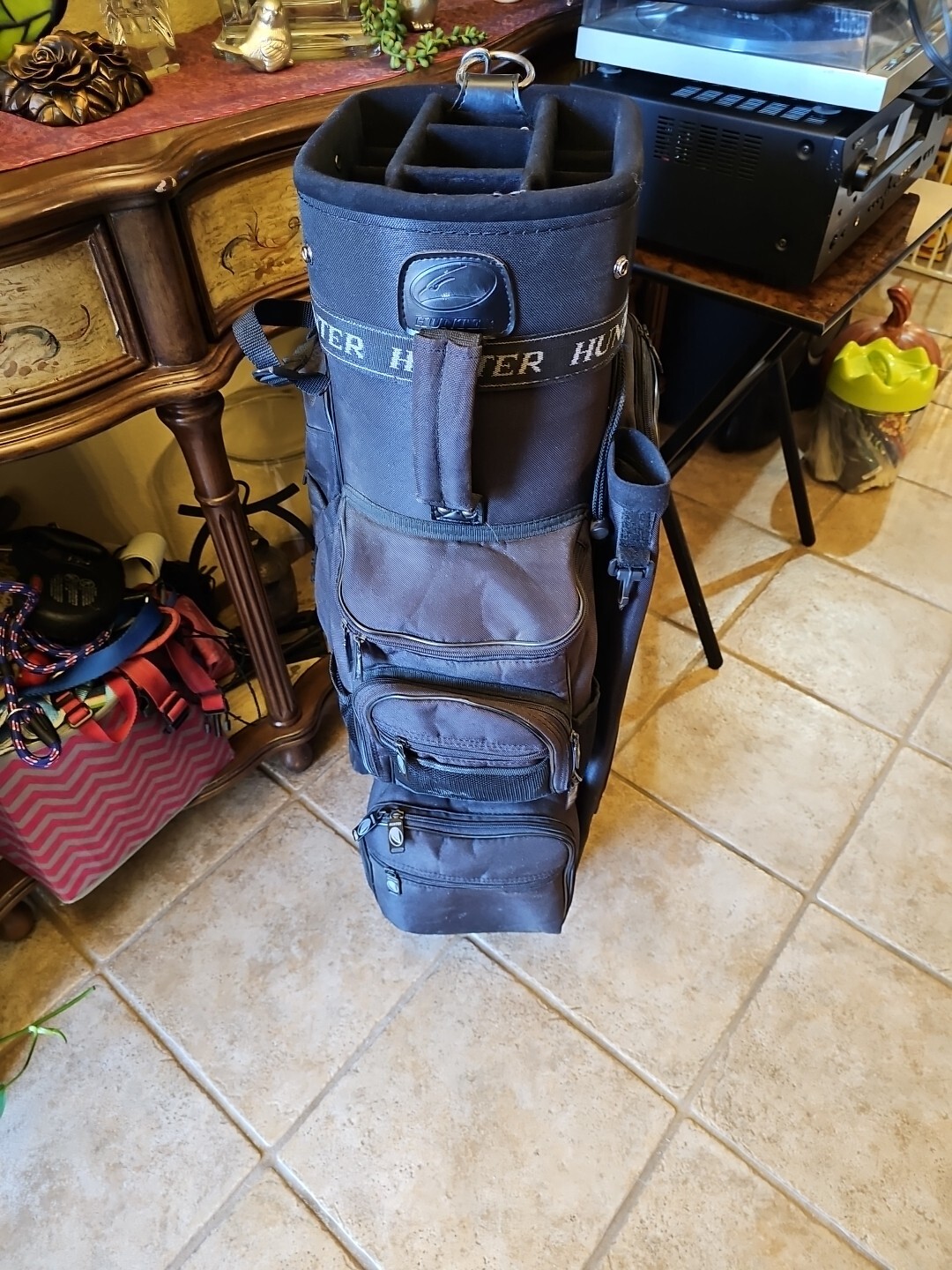 Hunter Golf BAG 13 Way Cart Carry Golf Bag with Rain Cover and Strap 11
