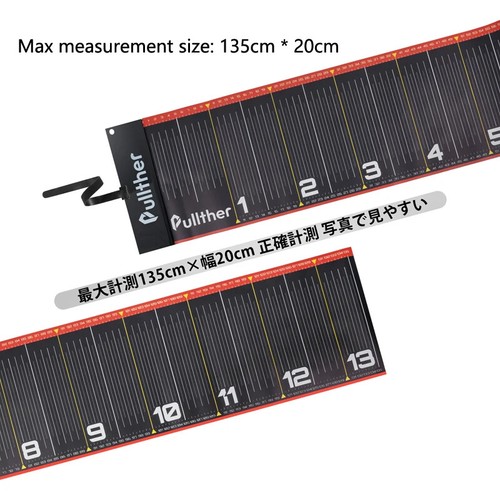 Waterproof Fish Measure Ruler 135cm/53in Foldable PVC Fishing Measuring Tape - Picture 2 of 8