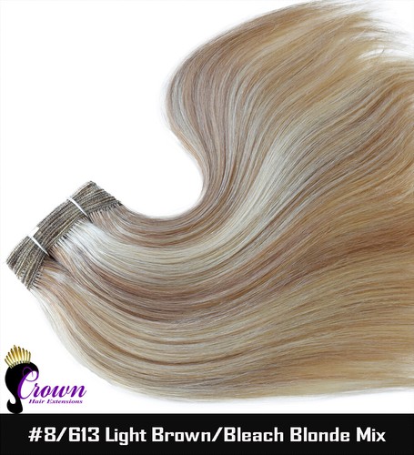 Full Head-Double Weft-100% Human Remy Hair Weave Weft Extensions- Weaves - Picture 26 of 37