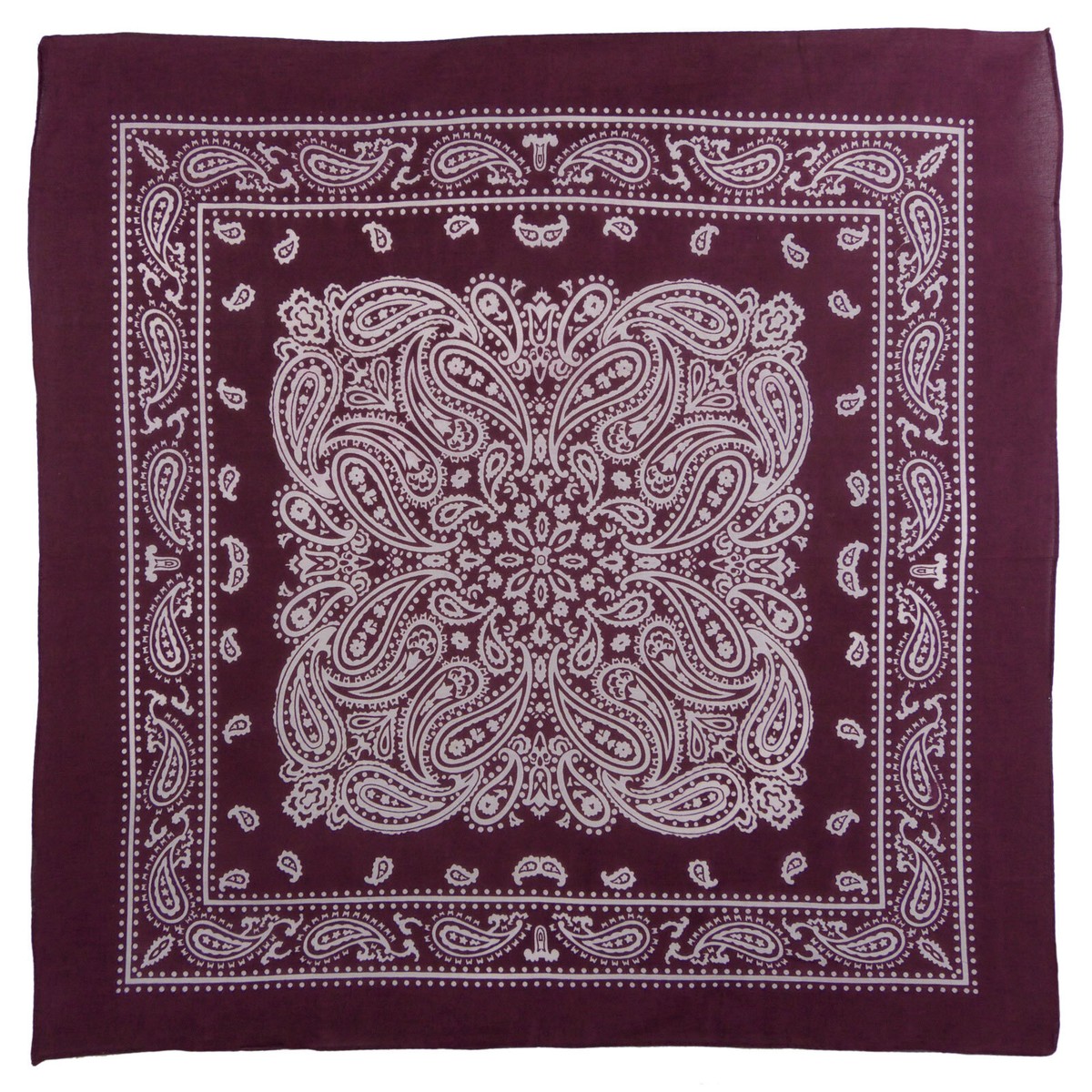Bandana Paisley PURECITY In Cotone - 52x52cm, Qualit&agrave; Superiore, Nuova Collezione