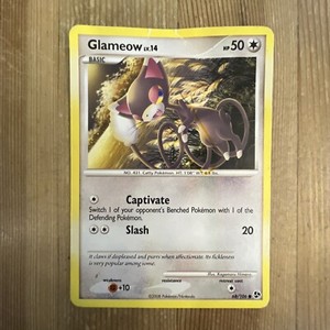 Glameow 68/106 Great Encounters Pokemon Card DMG