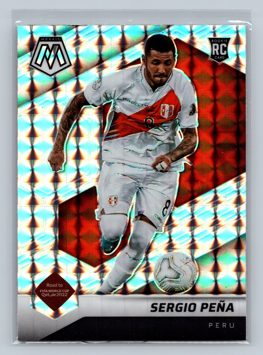 2022 Panini Mosaic FIFA World Cup RTQ #44 Segio Pena Mosaic Silver 2022 Panini Mosaic FIFA World Cup RTQ #44 Segio Pena Mosaic Silver