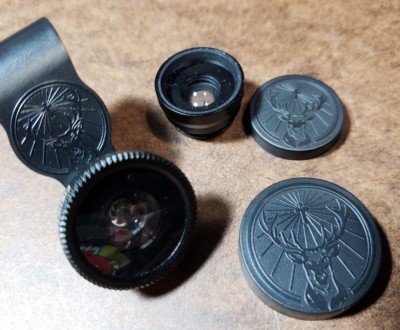 Jägermeister USA Handy Smartphone Linsen Kit Fischauge Makro Weitwinkel