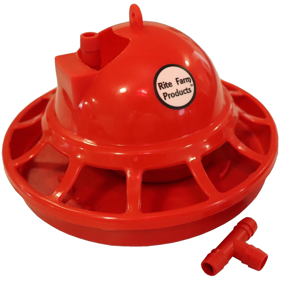 6-PK RITE FARM PRODUCTS AUTO PRO CHICK WATERER POULTRY CHICKEN DRINKER AUTOMATIC