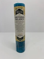 Coventry Creations Blue Candle Blessed Herbal Originals EMOTIONAL BALANCE Teal