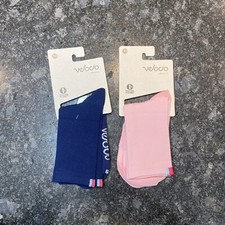 Velocio 2 Pairs Signature Cycling Socks XS EU 35 - 37 US Women 4-6.5 Road Bike