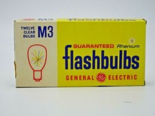 General Electric M3 Clear Flash Bulbs 12PK