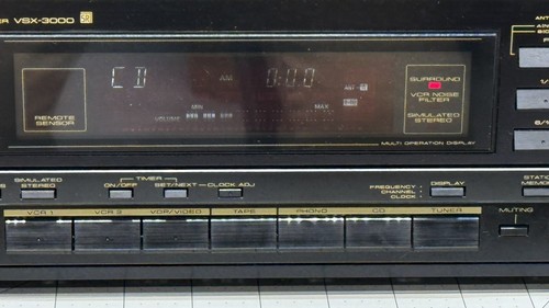 Pioneer VSX-3000 Stereo Audio Video Phono Receiver Made In Japan Works Great 🔥 - Picture 5 of 10