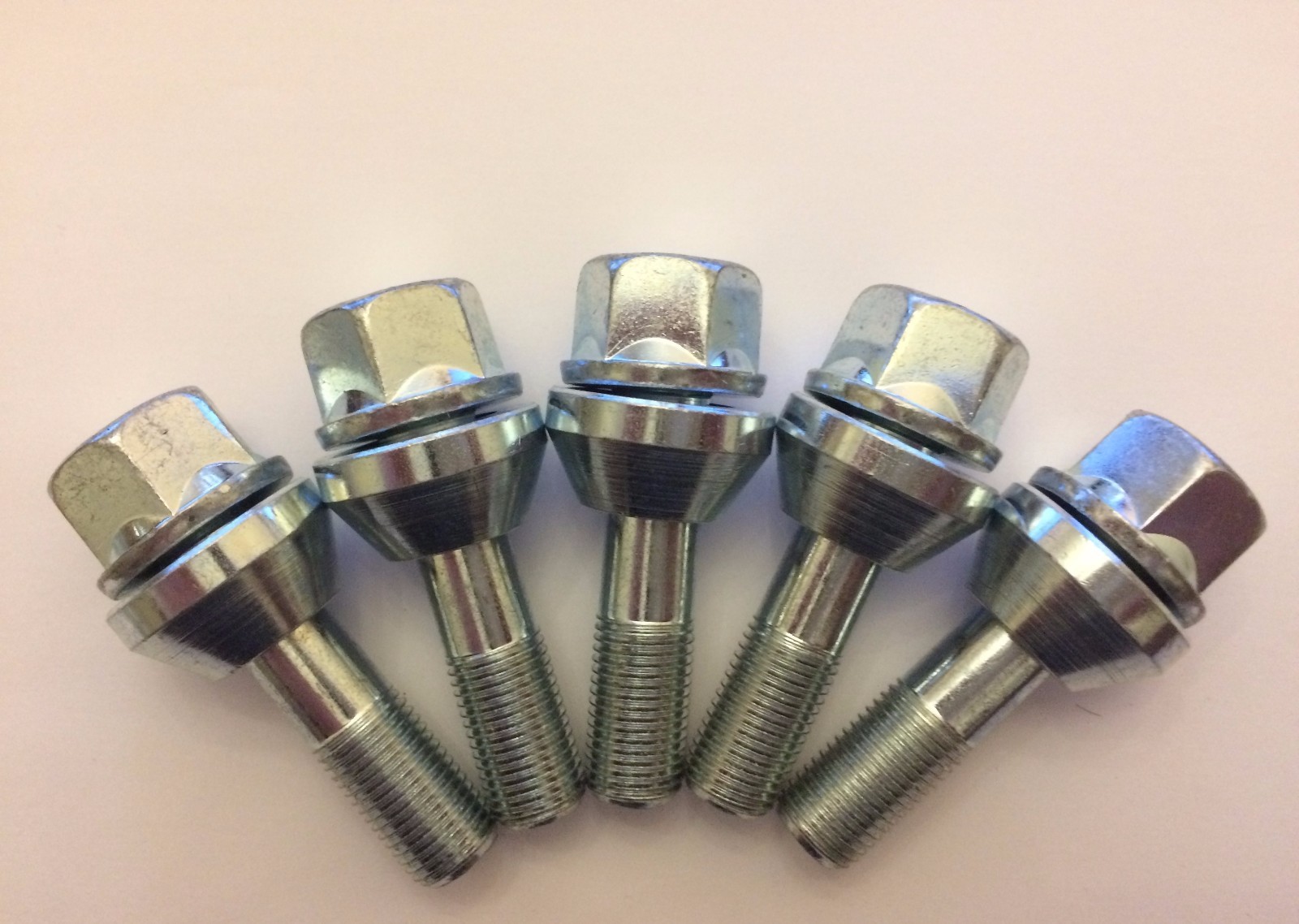 5 X M12X1.25 60mm LONG 35mm THREAD WOBBLE ALLOY WHEEL BOLTS FITS FIAT 2