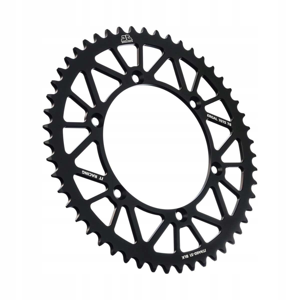 Couronne arrière JT 489 51 en aluminium Racelite premium pour Kawasaki KX