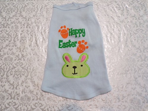 pet dog shirt,,"Happy Easter", bunny face, Medium*(read size details ) - Bild 2 von 6