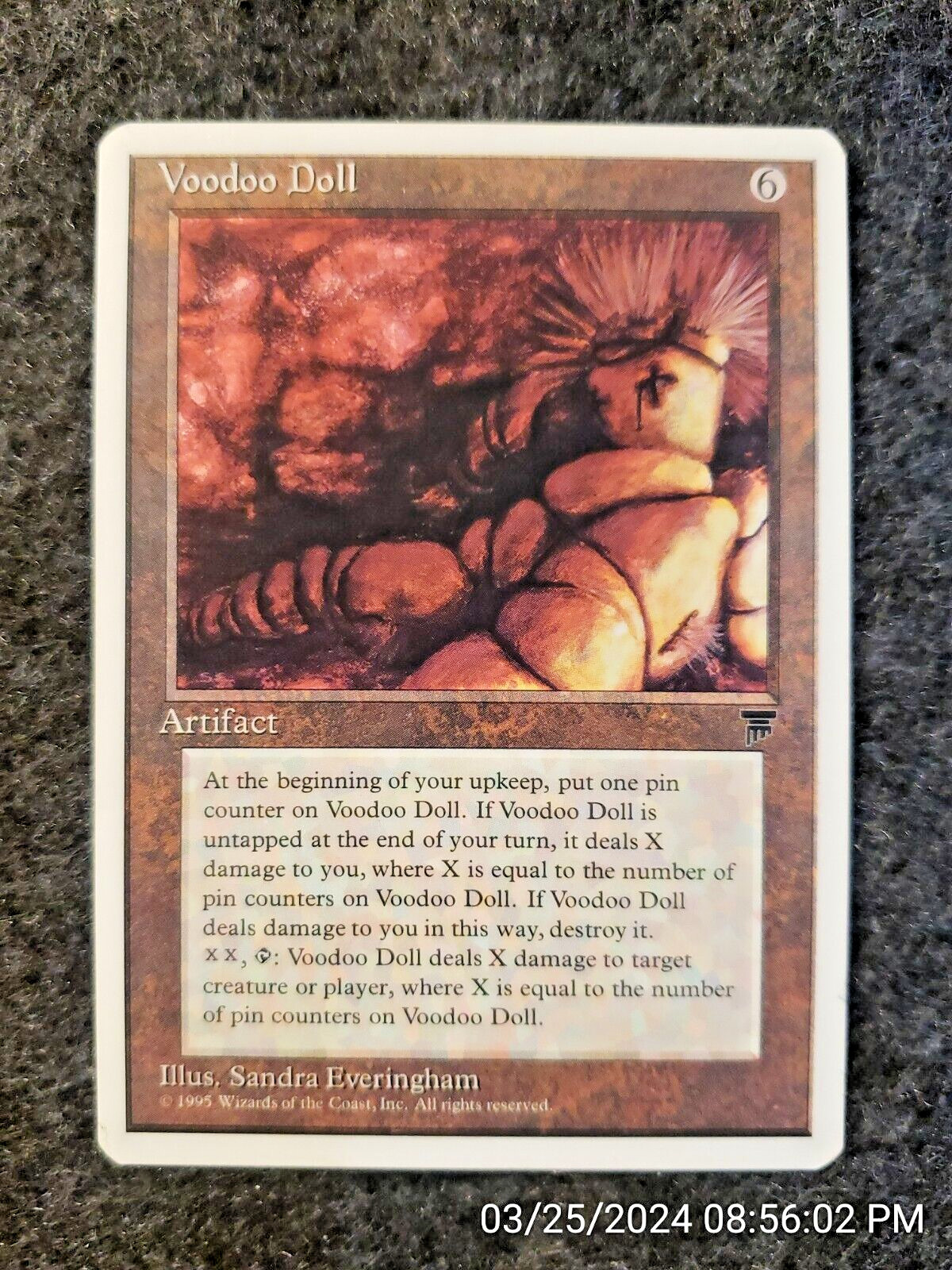 VOODOO DOLL  CHRONICLES 1995   NM  ARTIFACT  MAGIC THE GATHERING....   (DS3D1E7)