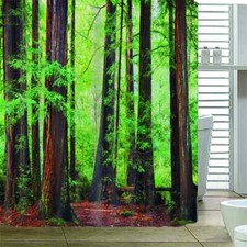 Woods Are Full Of Trees 3D Shower Curtain Waterproof Fabric Bathroom Decoration