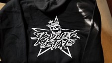 Skuller Metals Skull Logo Hoodie - LARGE, Zip-up