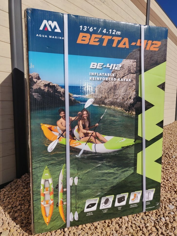Kayak gonflable duo Aqua Marina compact et facile à gonfler pour remédier au manque de place
