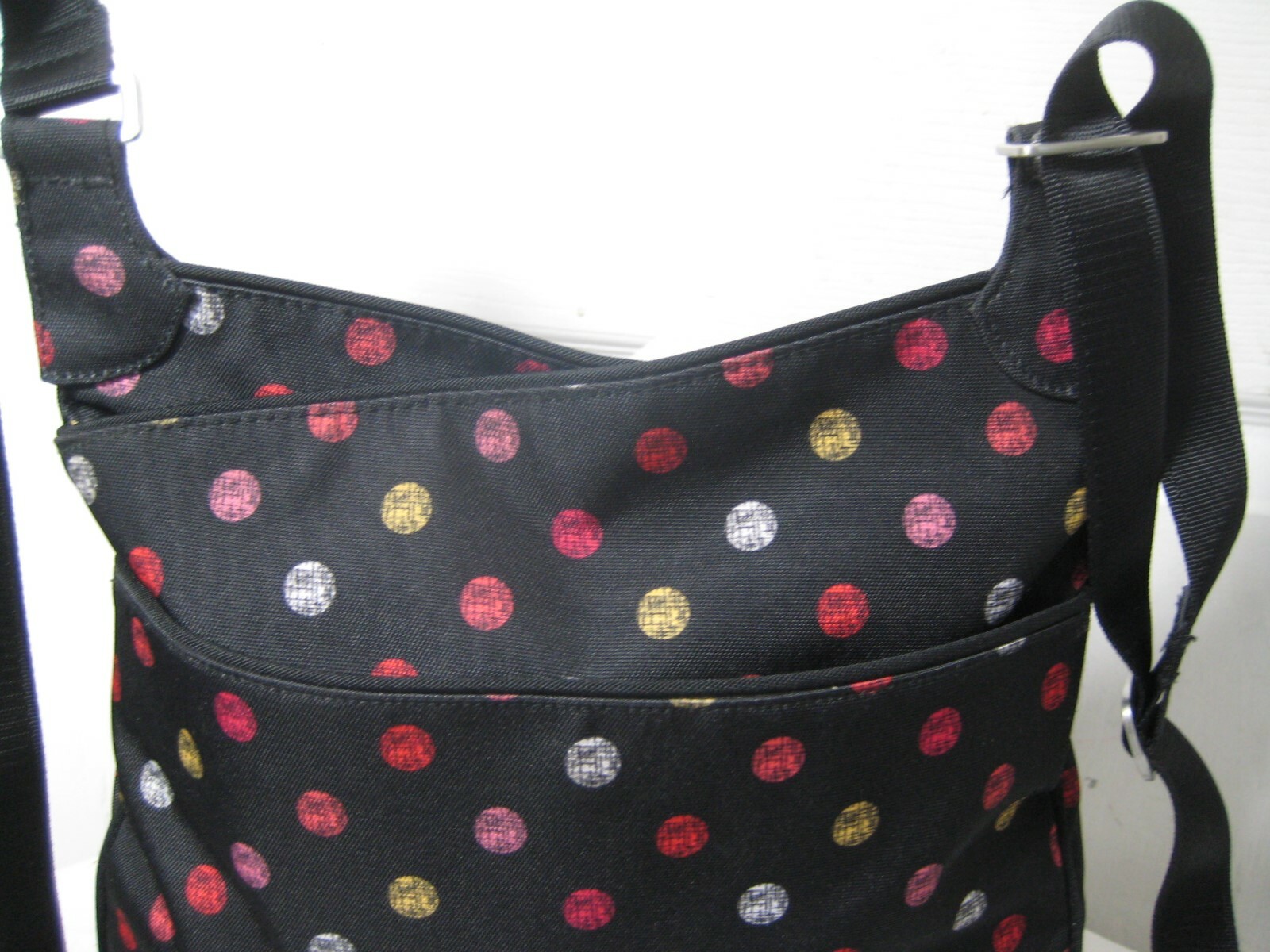 Vera Bradley Slim Crossbody Havana Dots Bag. Gem